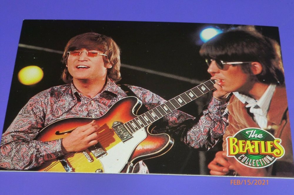 THE BEATLES TRADING CARDS 1993 CARD 162 COLOR ORI