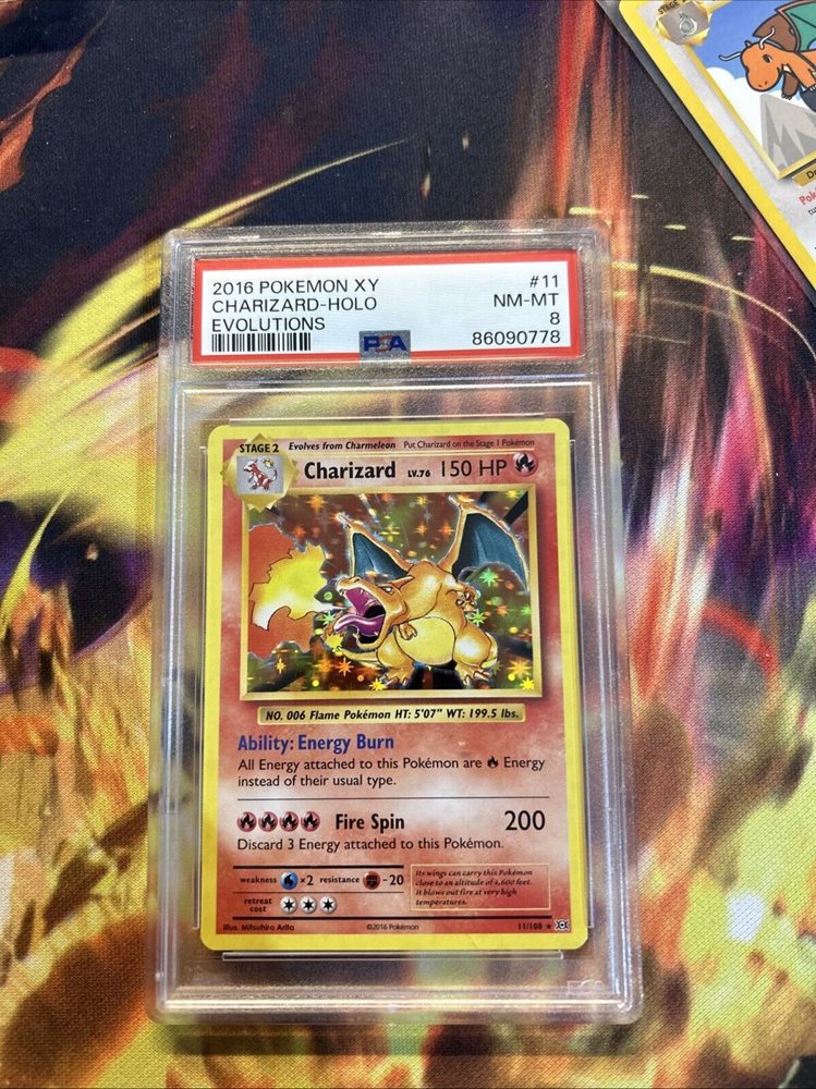 Carta Pokemon Carta Pokmon Charizard 11/108 Holo - XY Evolutions - Rara Colecionvel Charizard Holo Carta Pokemon Carta Pokmon Charizard 11/108 Holo - XY Evolutions - Rara Colecionvel Charizard Holo