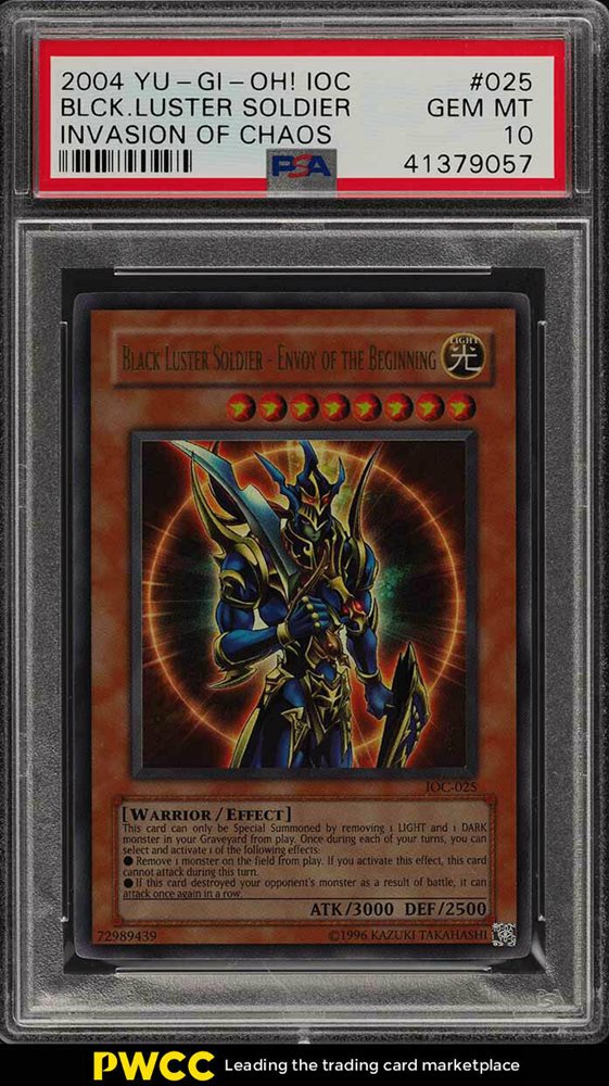 Envoy of the Beginning Invasion of Chaos IOC-025 1st Edition Ultra Rare for sale online TCG Black Luster Soldier Yu-Gi-Oh