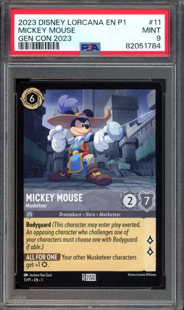 PSA10 lorcana ミッキーグーフィー gencon 2023 プロモ Auction Prices Realized Tcg Cards 2023 DISNEY LORCANA EN P1