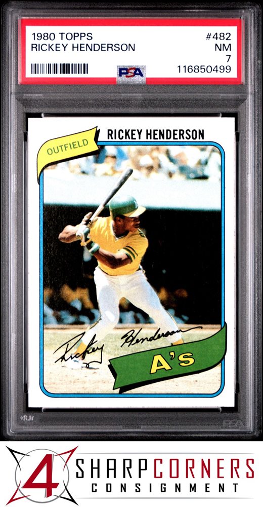 その他 Rickey Henderson RC 1980 Topps #482 RC Amazon.com: 1980 Topps Rickey Henderson Rookie Card #482