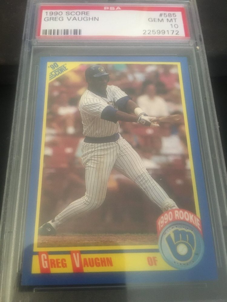 Auction Prices Realized Baseball Cards 1990 SCORE Greg Vaughn