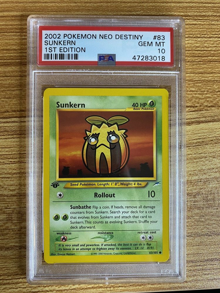 sunkern pokemon card Sunkern Foil (191) [Topps Pokemon Johto Series 1] – Super Anime Store main image 0