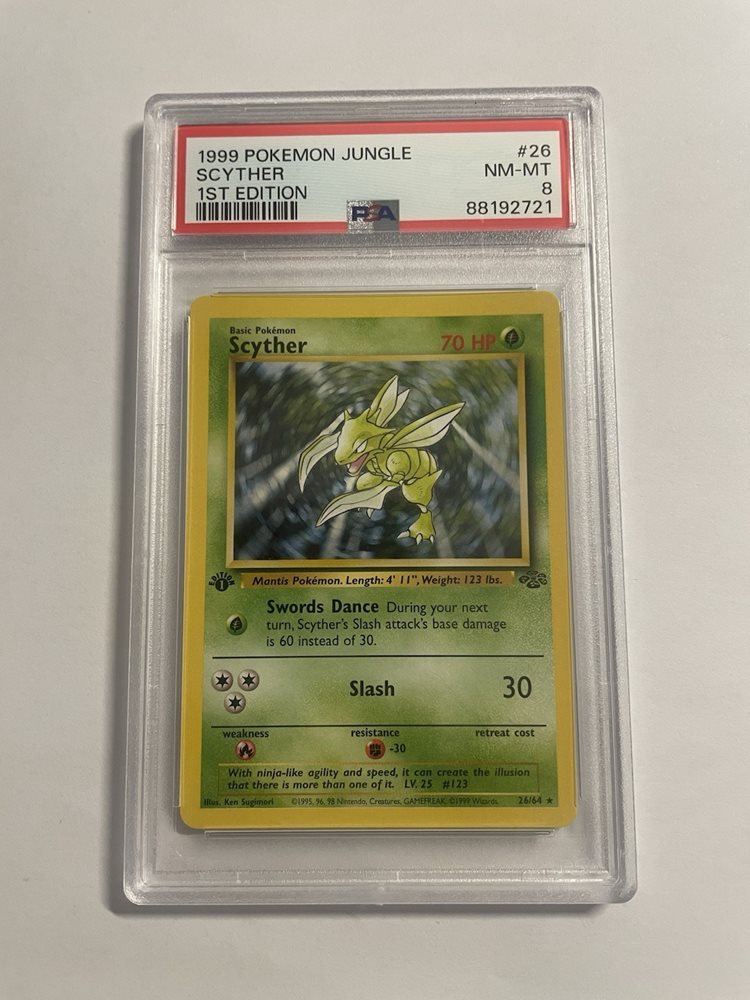 Auction Prices Realized Tcg Cards 1999 POKEMON JUNGLE Scyther