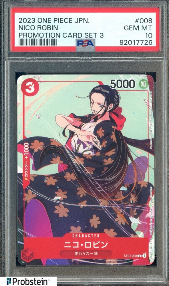 ミラバトonepiece ワンピース　ロビン robin psa10 Auction Prices Realized Tcg Cards 2023 ONE PIECE JAPANESE