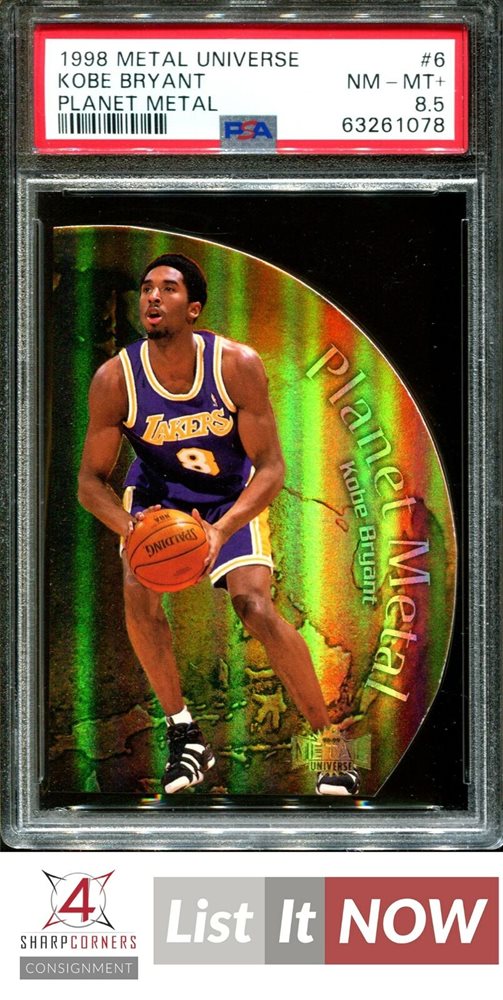 98/99 Metal Universe☆Kobe Bryant/Lakers☆Planet Metal #6 98/99 Metal Universe☆Kobe Bryant/Lakers☆Planet Metal #6