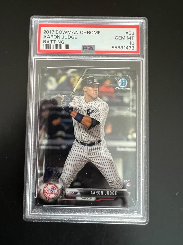 その他 2017 Bowman Chrome Aaron Judge Autograph Aaron Judge 2017 Bowman #CRA-AJ Chrome Rookie Auto - Blue
