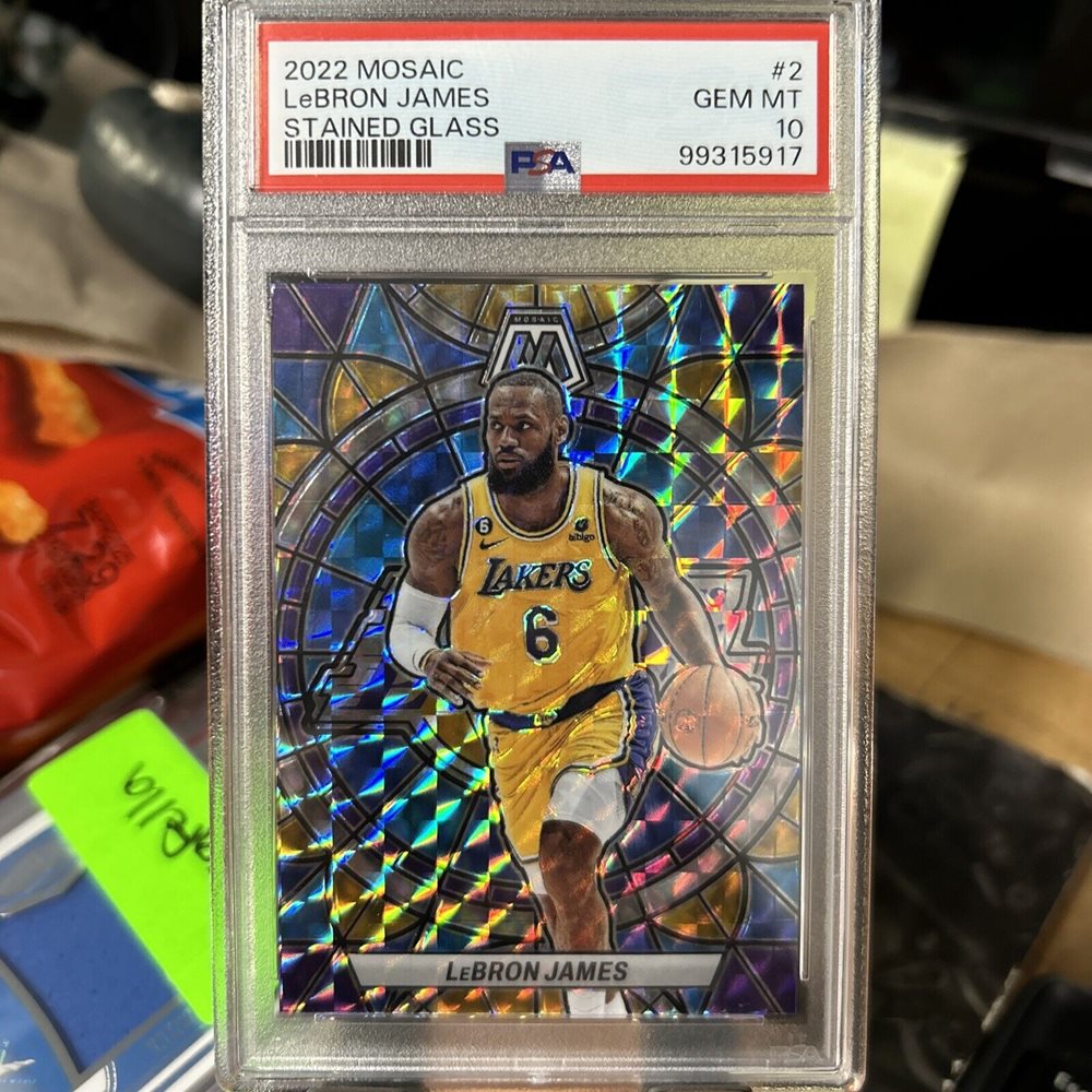 レブロン・ジェームズ　PSA 10 Auction Prices Realized Basketball Cards 2022 PANINI MOSAIC