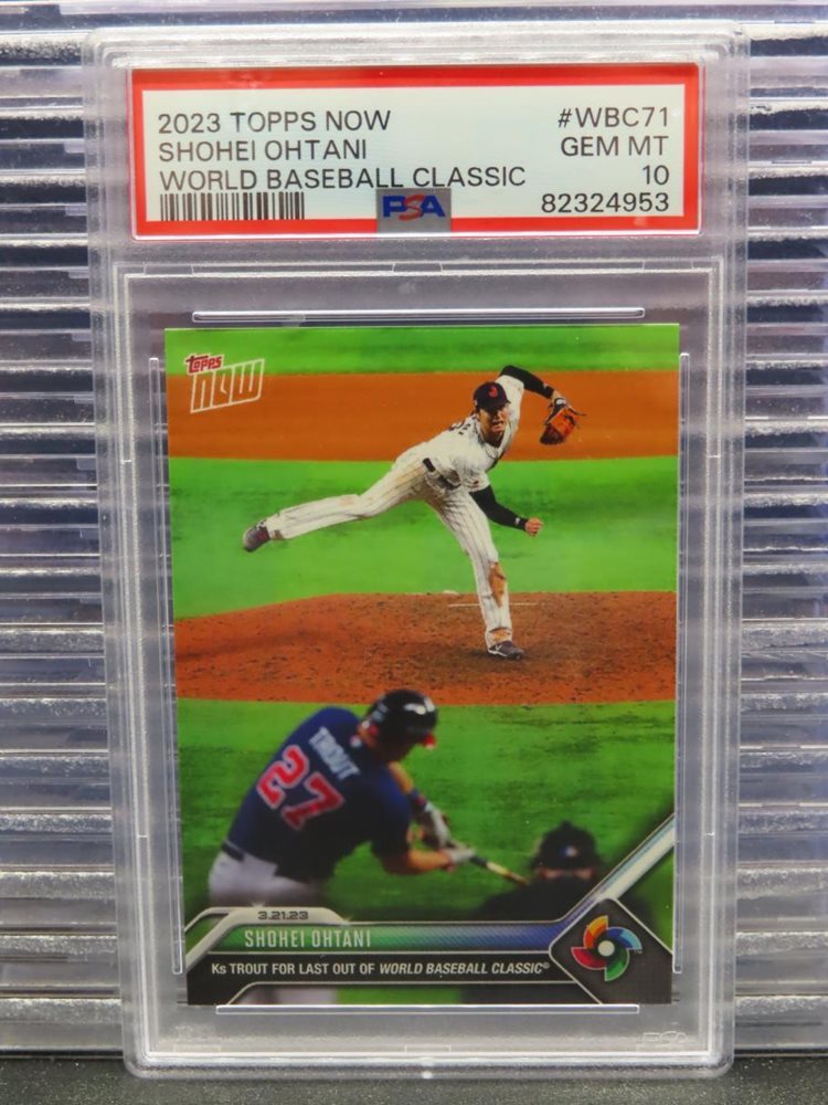 Amazon.co.jp: PSA10 Topps Now 侍ジャパン 大谷翔平 WBC カード