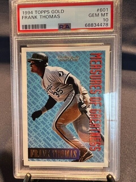 Auction Prices Realized Baseball Cards 1994 TOPPS GOLD Frank Thomas