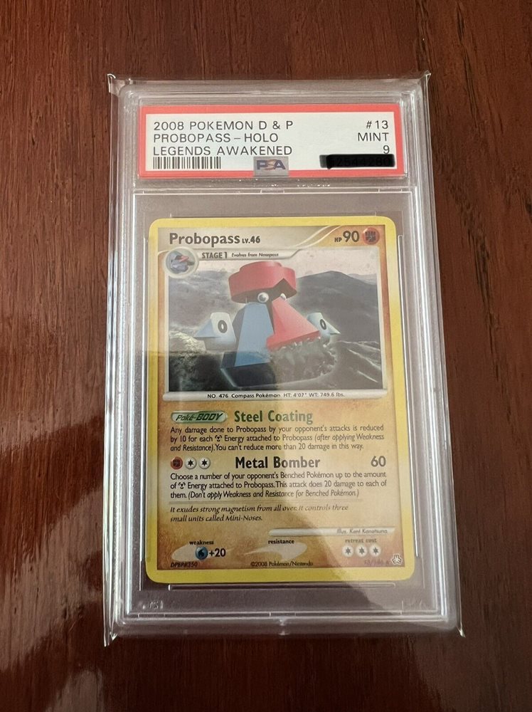 Auction Prices Realized Tcg Cards 2008 POKEMON DIAMOND & PEARL LEGENDS AWAKENED Probopass-Holo Auction Prices Realized Tcg Cards 2008 POKEMON DIAMOND & PEARL LEGENDS AWAKENED Probopass-Holo