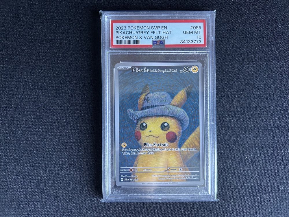 PSA10】ゴッホ ピカチュウ（灰色のフェルト帽） #085 2023 2023 ゴッホ