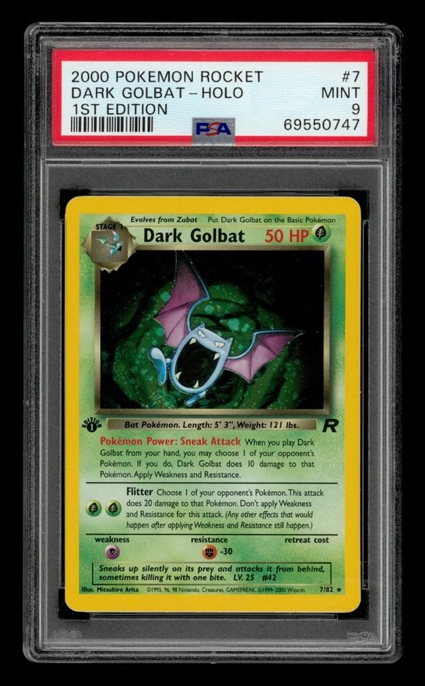 ポケモン Dark Golbat 50 HP Team Rocket PSA品質 ポケモン Dark Golbat 50 HP Team Rocket PSA品質