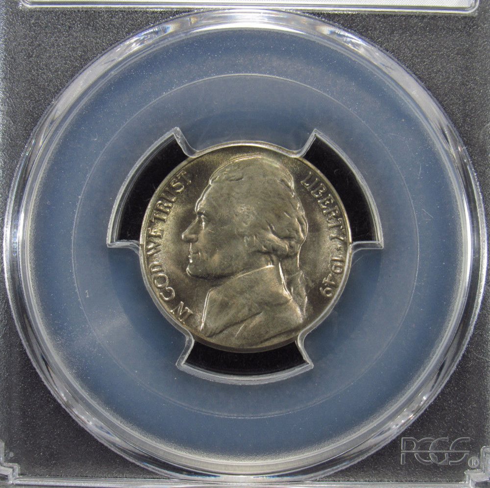 PCGS 1949-P Jefferson Nickel MS65