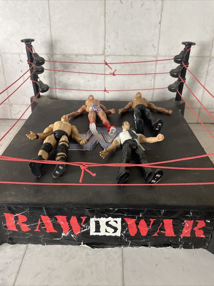 WWF WWE 1997 JAKKS TITAN SPORTS MONSTER Wrestling RING
