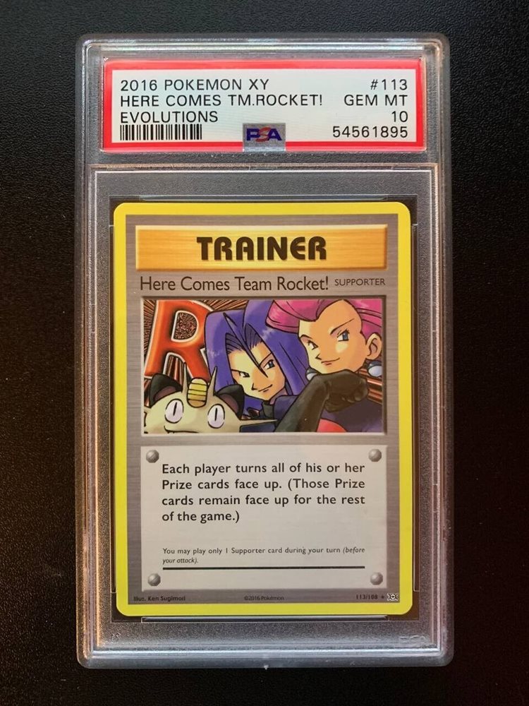 ポケモンカードゲーム Here Comes Team Rocket! psa10 PSA10] Here Comes Team Rocket! PROMO 278/XY-P (Used