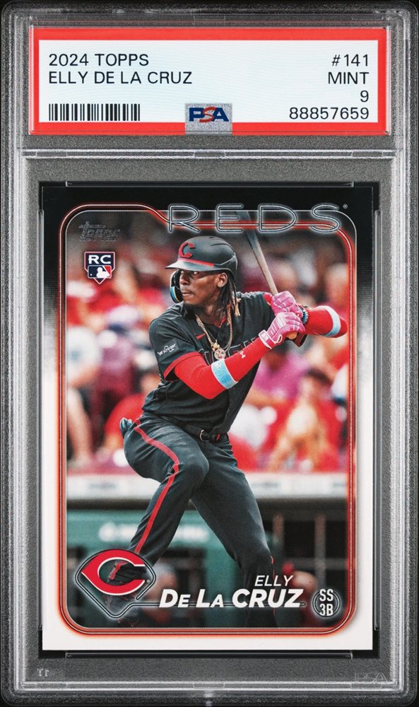 【貴重】_ＰSA9鑑定品_ELLY DE LA CRUZ_直筆オンカードサイン Elly De La Cruz #SS-ED Prices | 2024 Panini Prizm