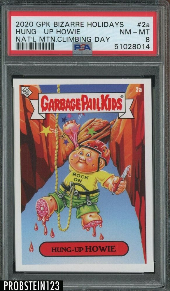 2020 Topps 2020 Garbage Pail Kids Bizarre Holidays National Mountain Climbing Day #2a Hung-Up Howie front