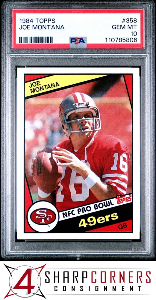 その他 Joe Montana Auto psa9 Joe Montana 1984 Topps #359 Instant Replay Price Guide