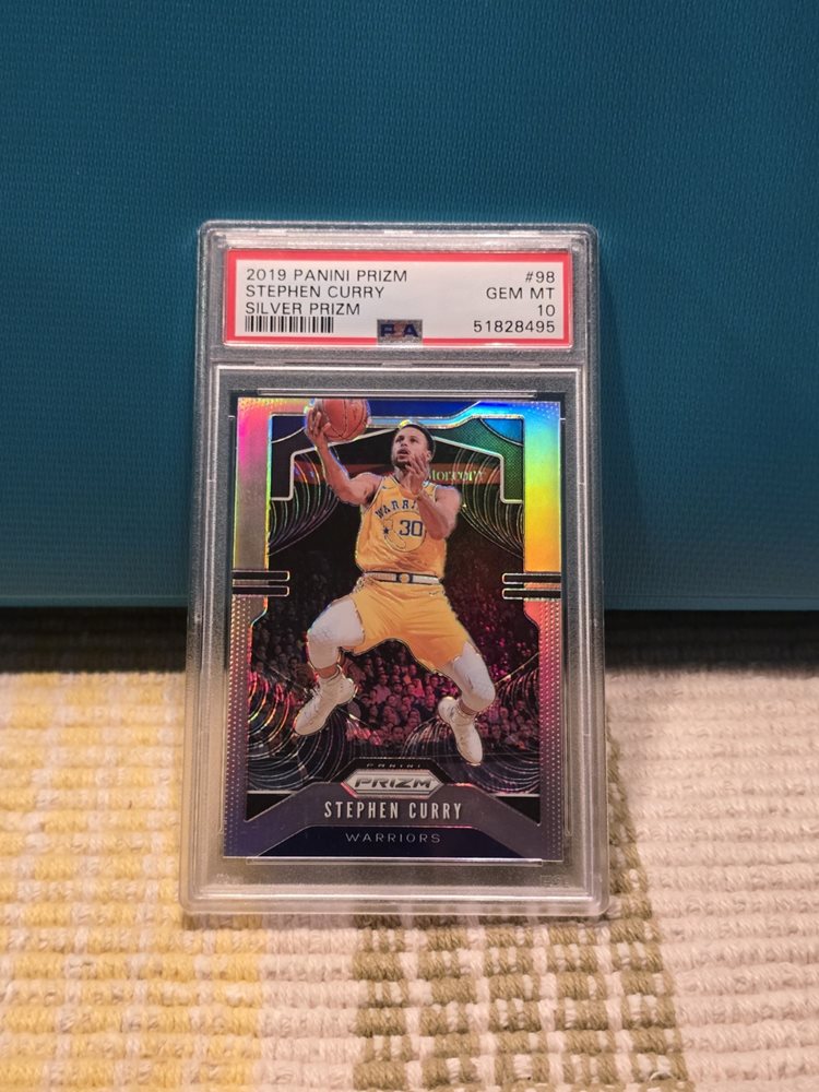 その他 2019 Silver Prizm Stephen Curry PSA 10 Stephen Curry 2019 Panini Silver Prizm Basketball Card #98