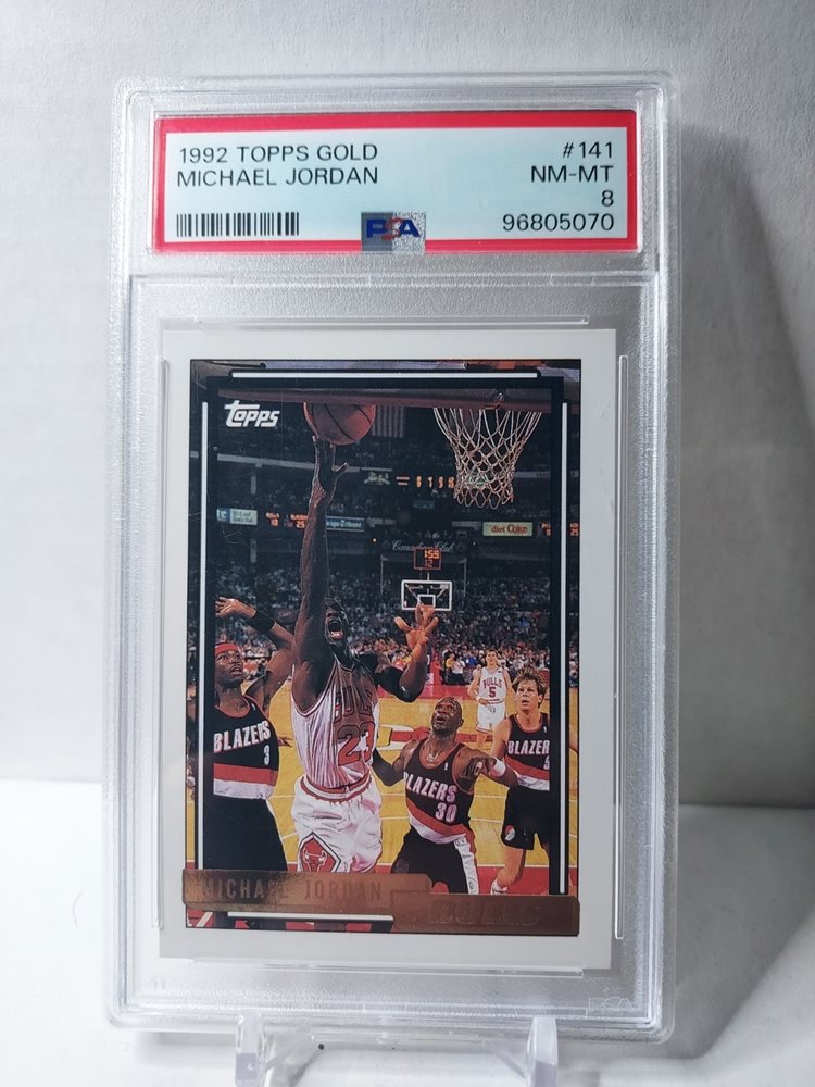 1992 Topps GOLD ALL STAR PSA 9 マイケルジョーダン 1992-93 Topps GOLD #205 Michael Jordan PSA 9 Graded