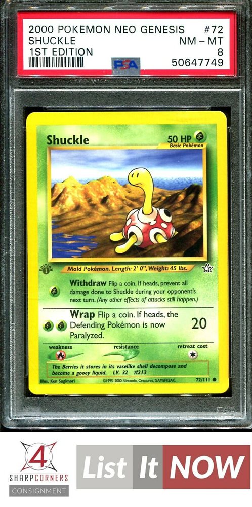 eBay Auction Item 363535964694 Tcg Cards 2000 Pokemon Neo Genesis 1st  Edition