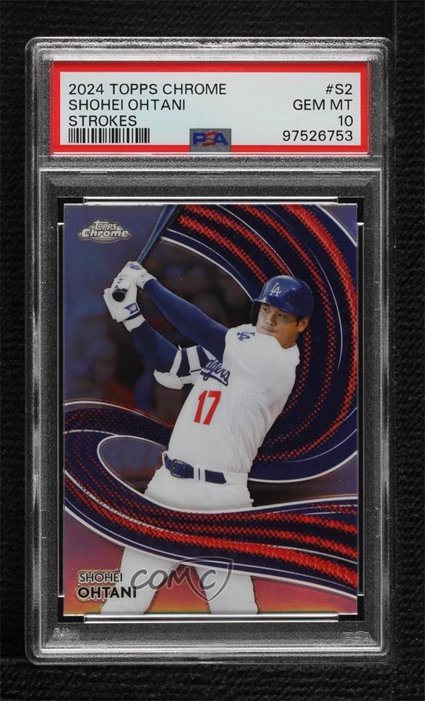 ゲームセンター・ゲームカード Topps Chrome Shohei Ohtani RC PSA WBC Shohei Ohtani 2021 Topps Chrome Pink Refractor #159 PSA 8