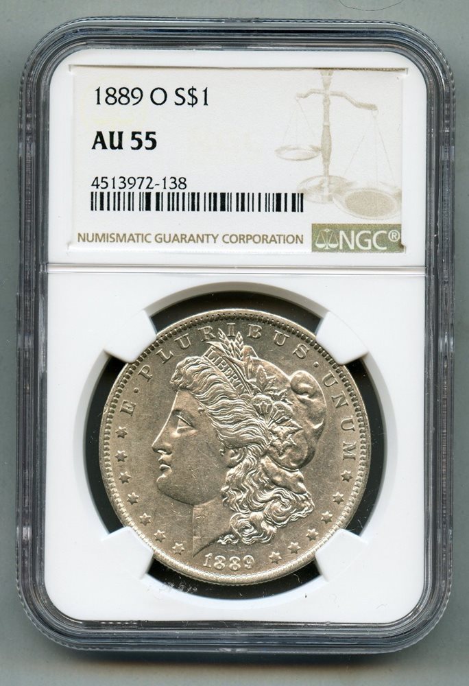 新1円銀貨 明治28年 左丸銀 NGC AU55 鑑定済み 一円銀貨 一圓