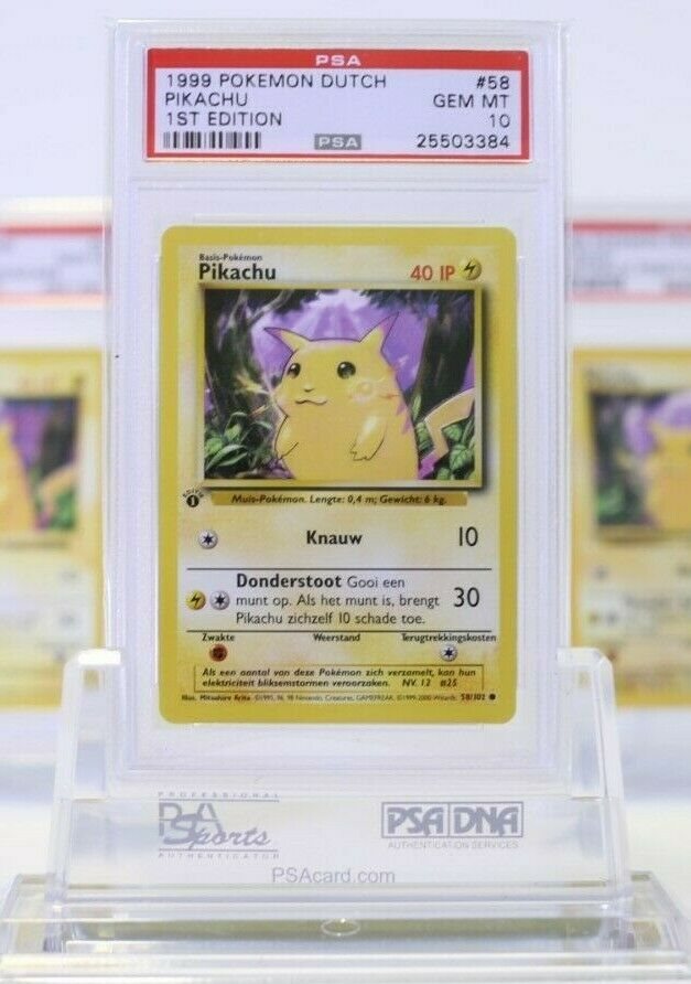 eBay Auction Item 283726615177 Tcg Cards 1999 Pokemon Dutch
