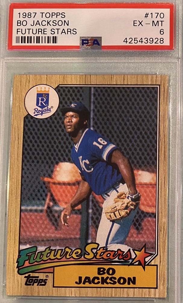 Auction Prices Realized Baseball Cards 1987 Topps Bo Jackson FUTURE STARS