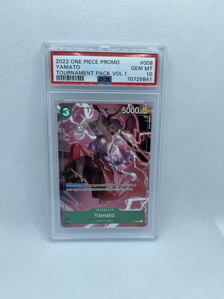 ヤマト　WINNERパックVol.1　PSA Auction Prices Realized Tcg Cards 2022 ONE PIECE PROMOS Yamato