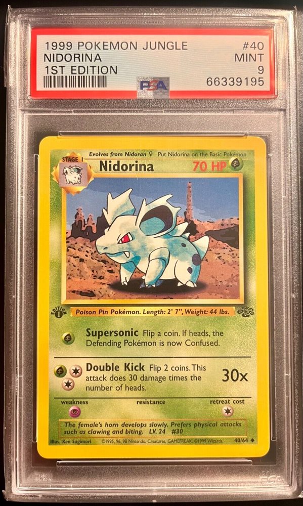 PSA10ヤマドラン　初期　1999 1999 Pokemon PIKACHU Base Set Shadowless GHOST STAMP ERROR