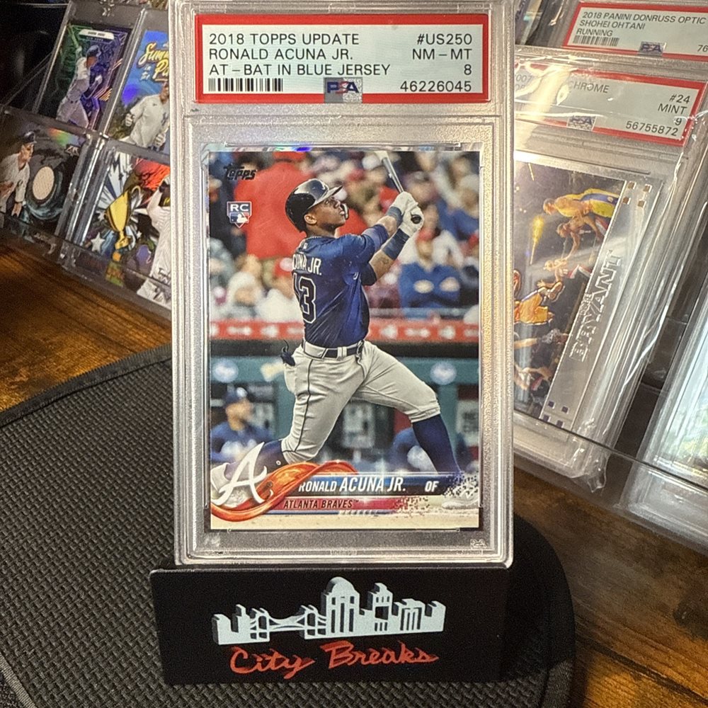 2018 Topps Baseball Cards 2018 Topps Ronald Acuña Jr. Rookie Card