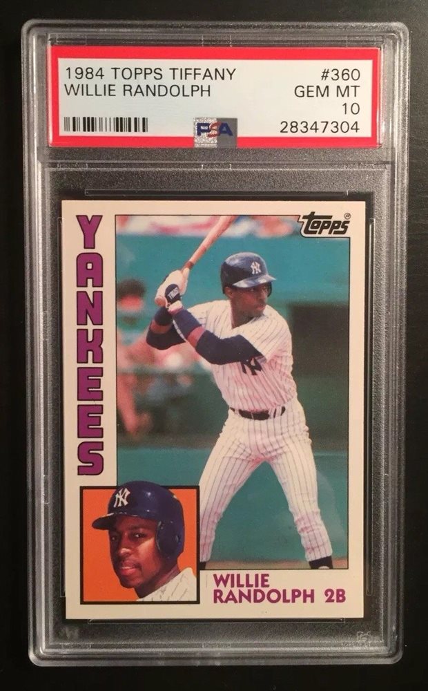 Auction Prices Realized Baseball Cards 1984 Topps Tiffany Willie Randolph