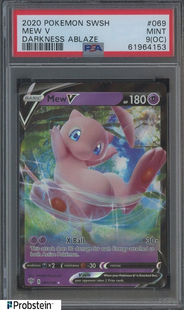 pokemon card 069 189 Amazon.com: Mew V - 69/189 main image 0