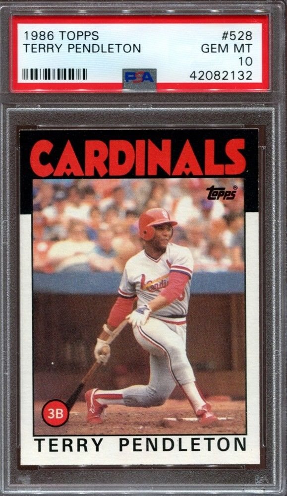 Auction Prices Realized Baseball Cards 1986 Topps Terry Pendleton