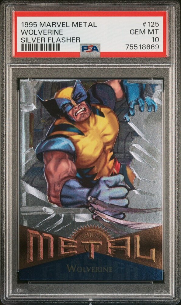 Auction Prices Realized Non-Sport Cards 1995 MARVEL METAL Wolverine