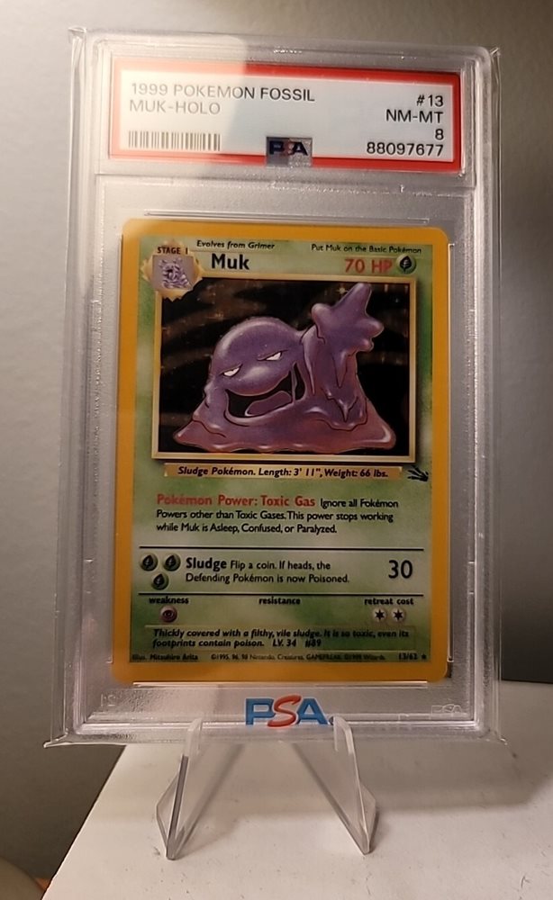 Auction Prices Realized Tcg Cards 1999 POKEMON FOSSIL Muk-Holo