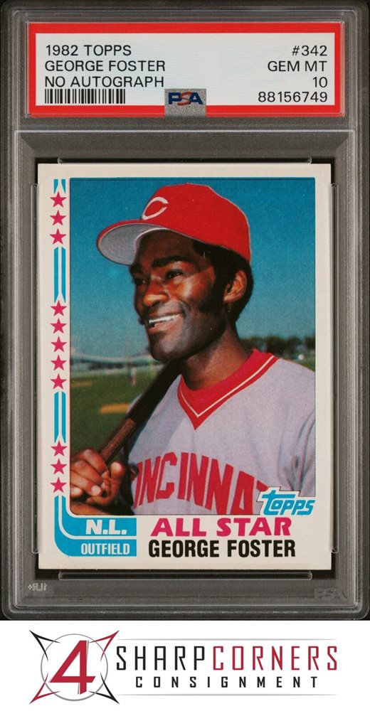 Auction Prices Realized Baseball Cards 1982 TOPPS George Foster