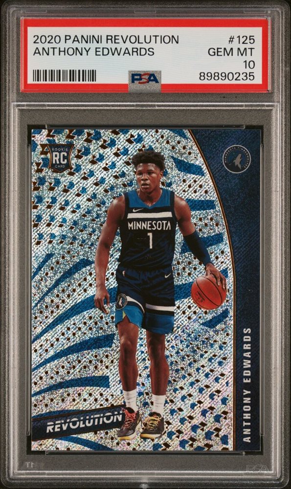 2020-21 ANTHONY EDWARDS REVOLUTION RC AUTO サイン NBA PANINI 