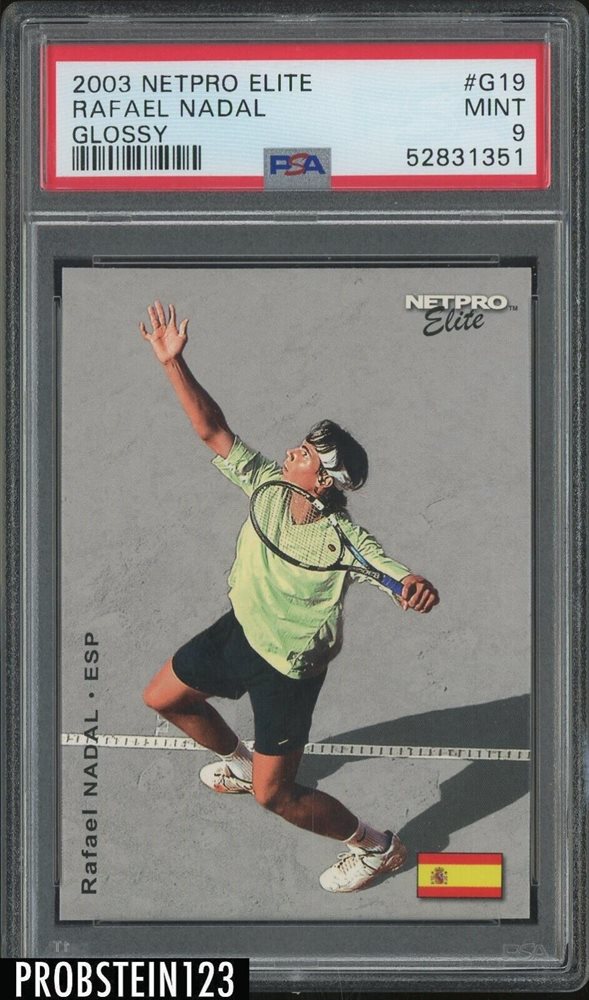 2003 NETPRO Rafael Nadal ルーキーカード Rafael Nadal 2003 NetPro #77 International Series Price