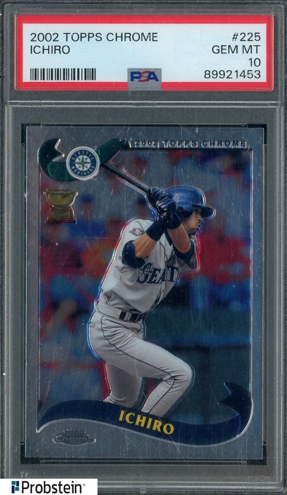 世界で4枚 PSA 7 イチロー Ichiro 2002 TOPPS トレカ 2002 Topps #225-Ichiro-Seattle Mariners-All-Star Rookie | eBay