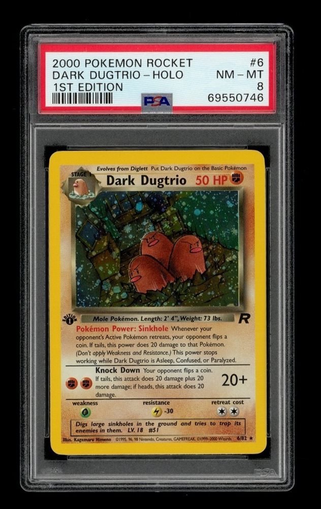 Auction Prices Realized Tcg Cards 2000 POKEMON ROCKET Dark Dugtrio