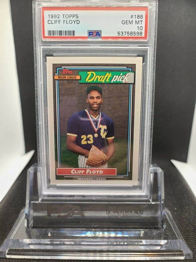 ベースボールカードtopsクリフフロイド Amazon.com: Cliff Floyd Rookie Card 1992 Topps Draft Pick