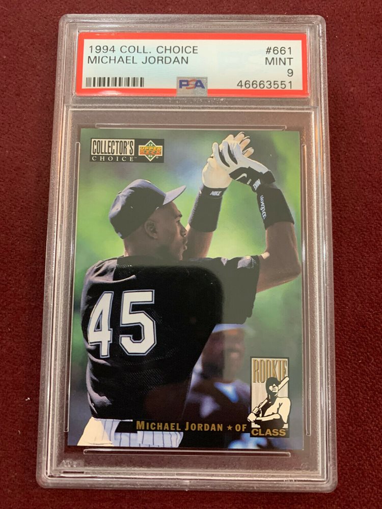 michael jordan collector's choice baseball card