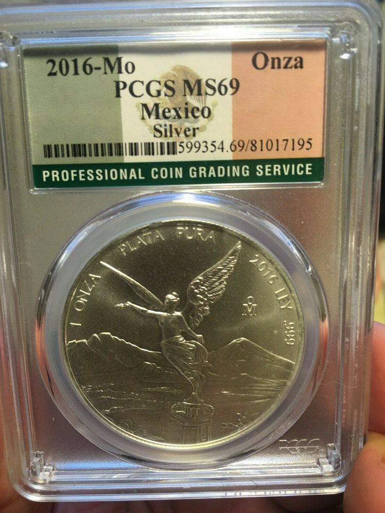2016 1 oz Mexican Silver Libertad Coin - PCGS MS 69 (mm743), MS69
