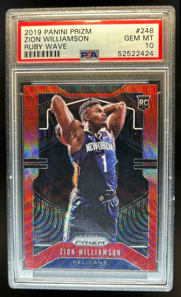 その他 Zion Williamson rc ruby wave Zion Williamson 248 Prizm Ruby Wave BGS 9.5 rookie RC | eBay