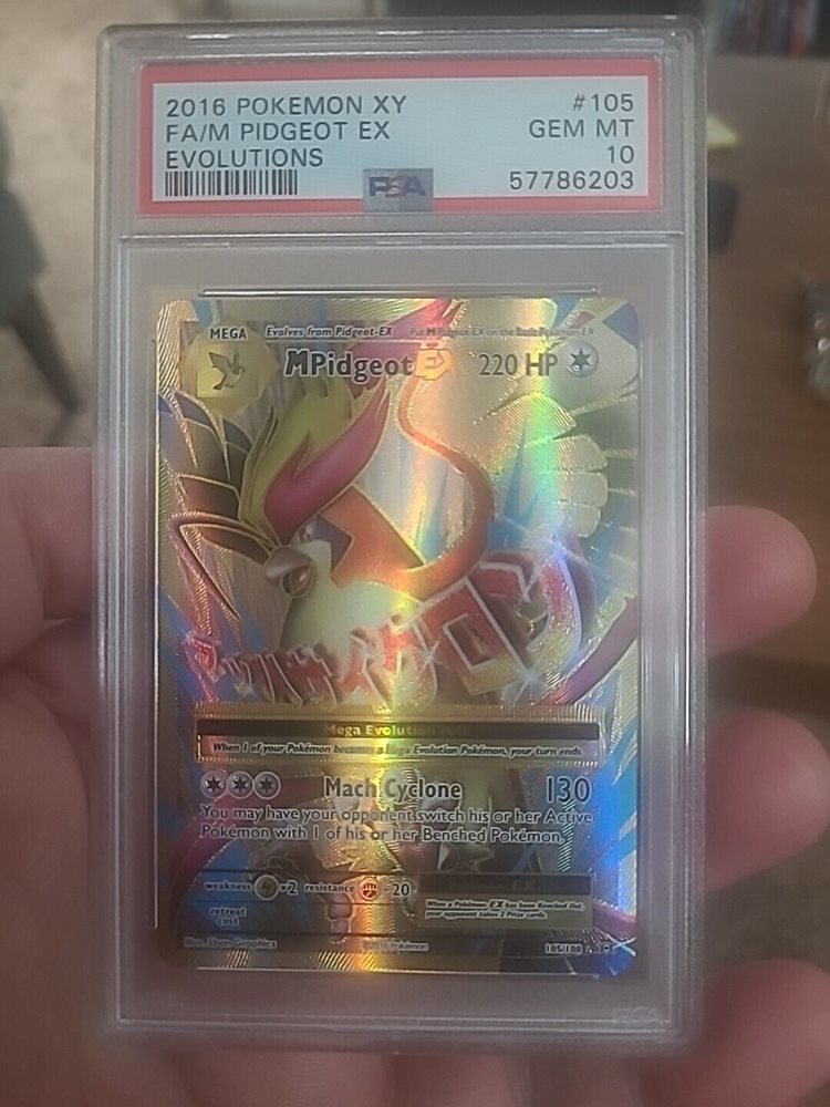 m pidgeot ex pokemon card value PSA 10 Pidgeot ex SV4a #139 Shiny Treasure ex Pokemon card – GorillaTCG