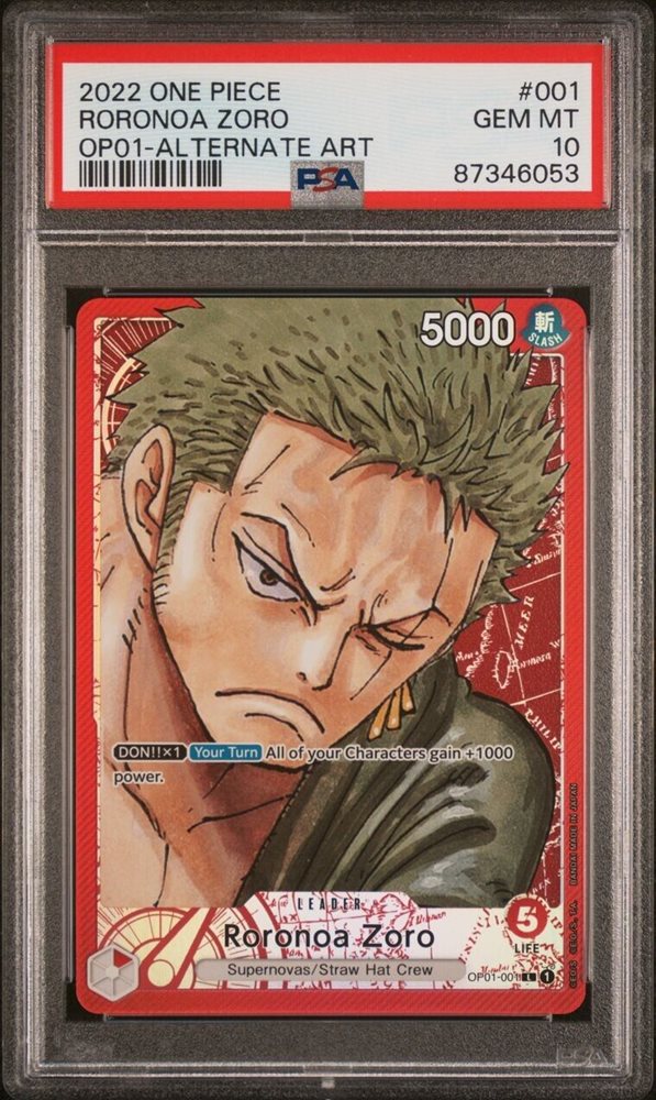 Auction Prices Realized Tcg Cards 2022 ONE PIECE OP01