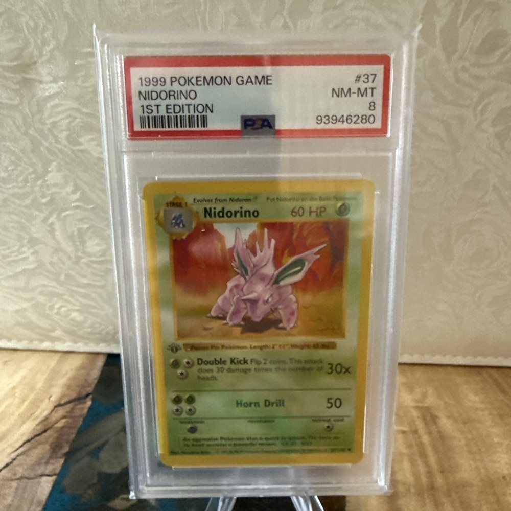 ニドリーノ NIDORINO 第１弾 初版 マークなし PSA10 Nidorino Pokémon Card Very Rare Made in Japan Pocket Monster